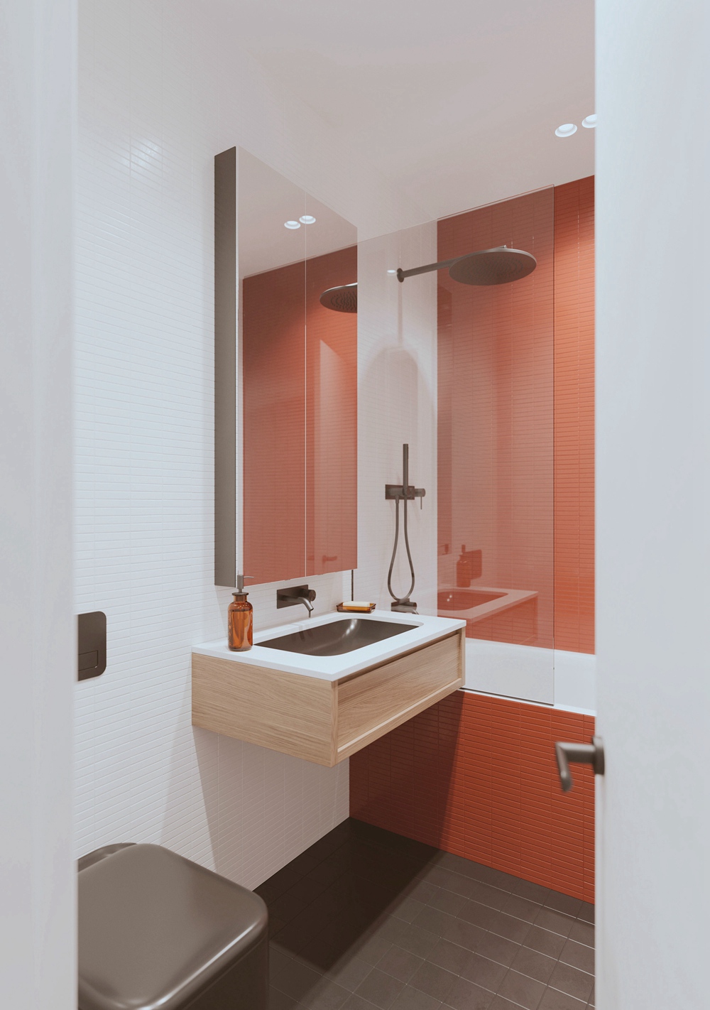 65㎡一室一廳，轉角客廳和廚房簡直美哭我！