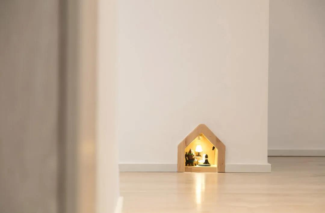 110㎡樹(shù)屋親子宅，定制收納柜，空間多到用不完！