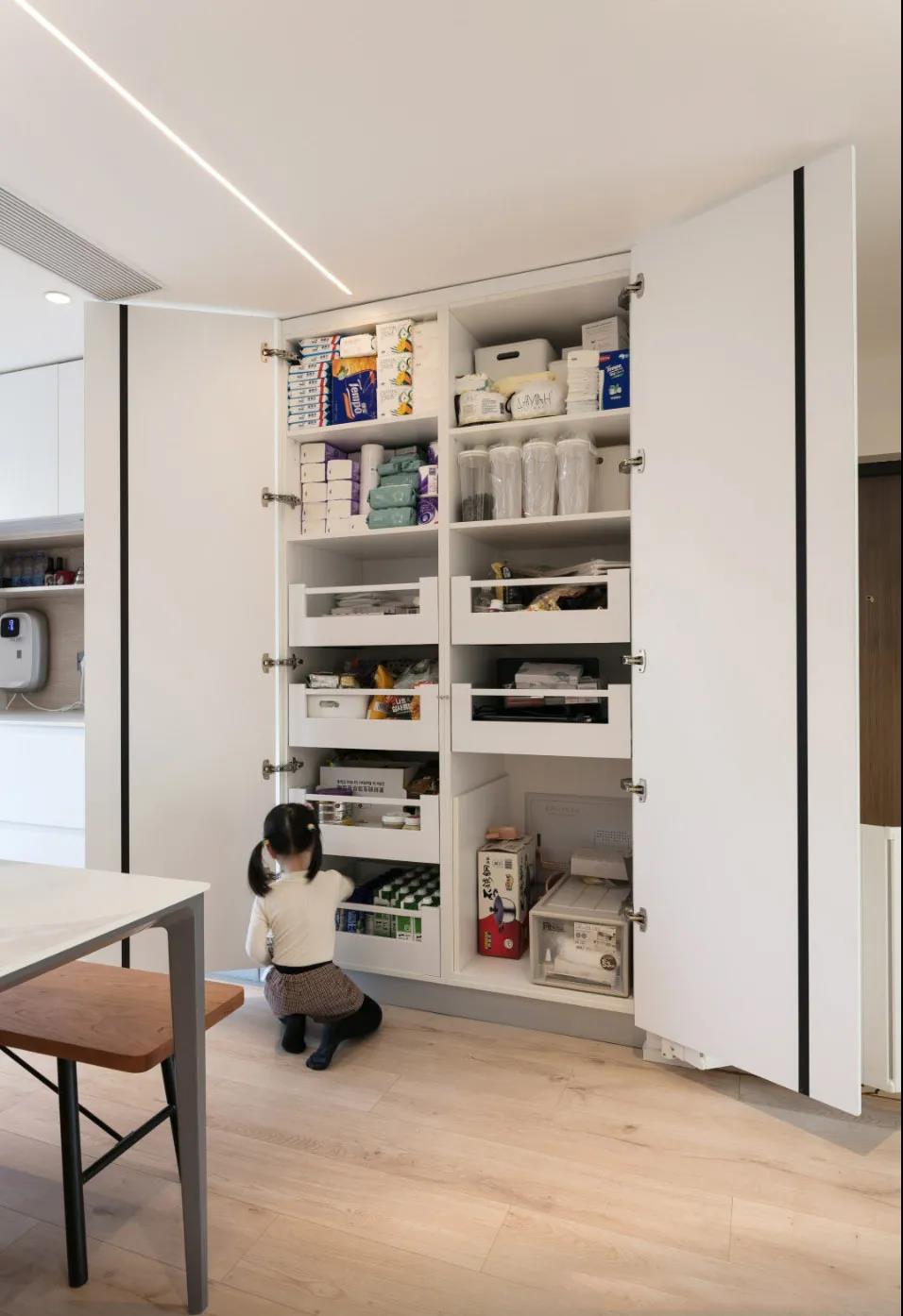 110㎡樹(shù)屋親子宅，定制收納柜，空間多到用不完！