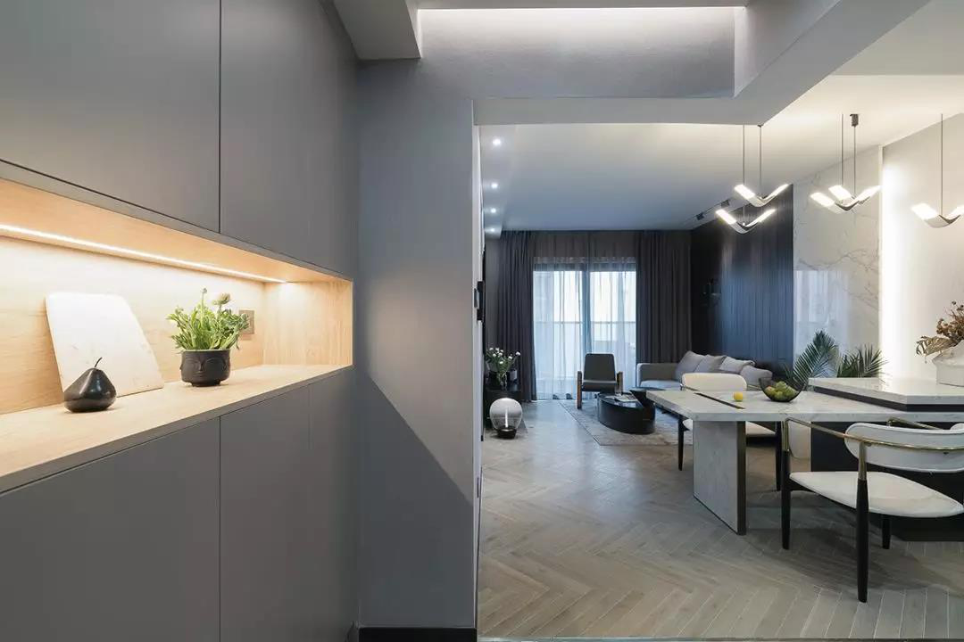 美哭我的80㎡輕奢風(fēng)，處處都是自然的痕跡