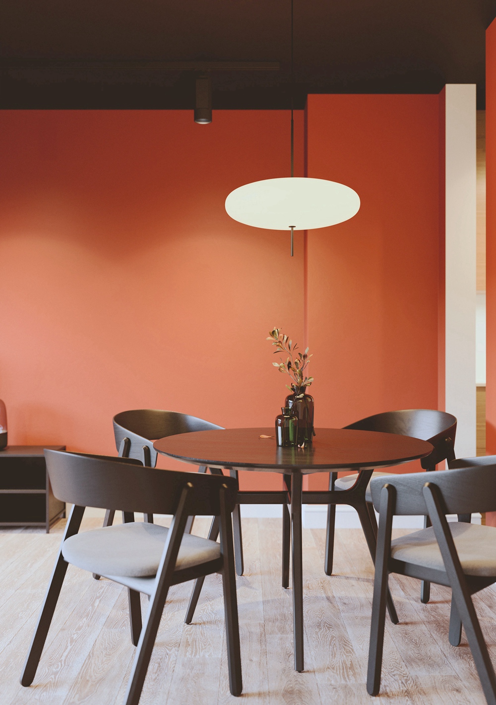 65㎡一室一廳，轉角客廳和廚房簡直美哭我！