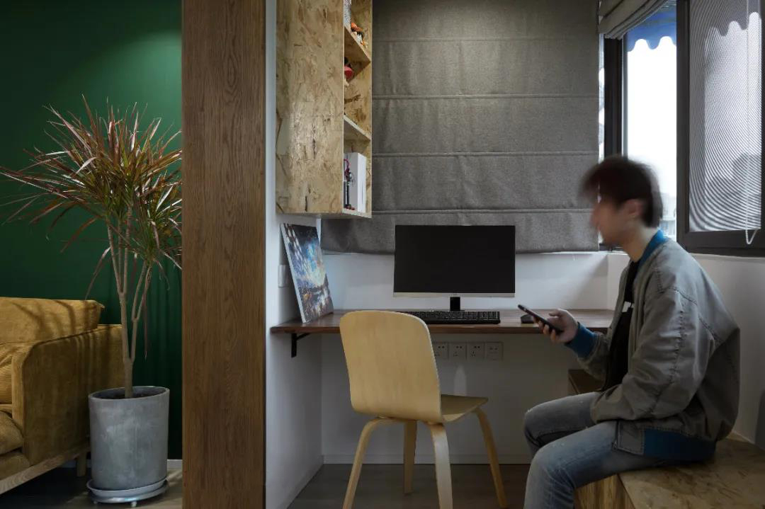 75㎡谷倉門廚房+休閑陽臺，這個家洋氣死了	