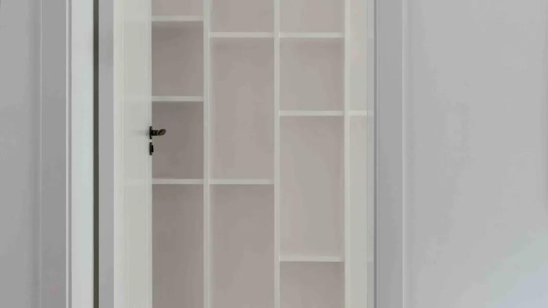 忍不住曬曬她家120㎡新房，全屋定制落地壁柜，超能裝！