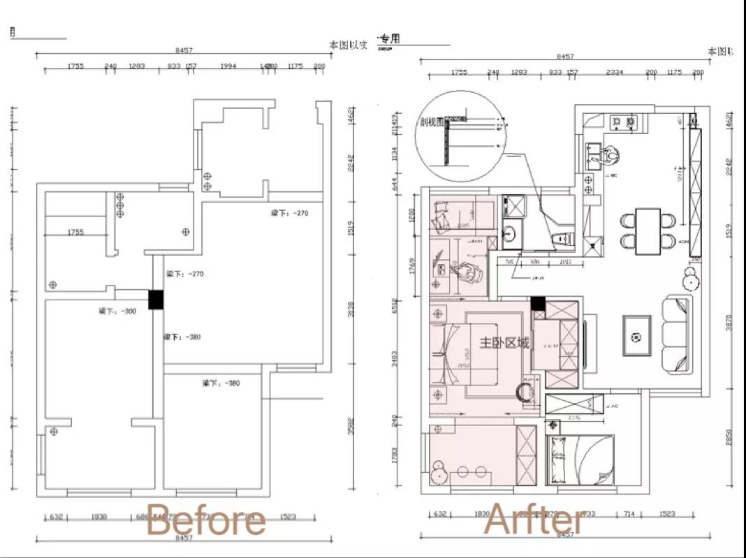 看完她家的舊房改造，我覺得70㎡不算小戶型
