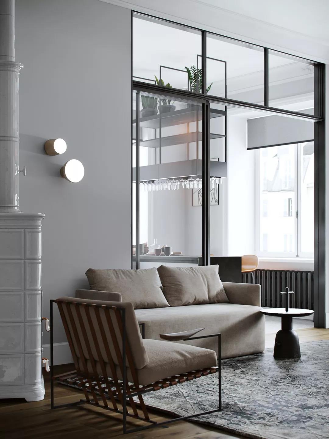 濟南夫妻巧用130㎡摳出書房+衣帽間+酒吧，太會玩了！