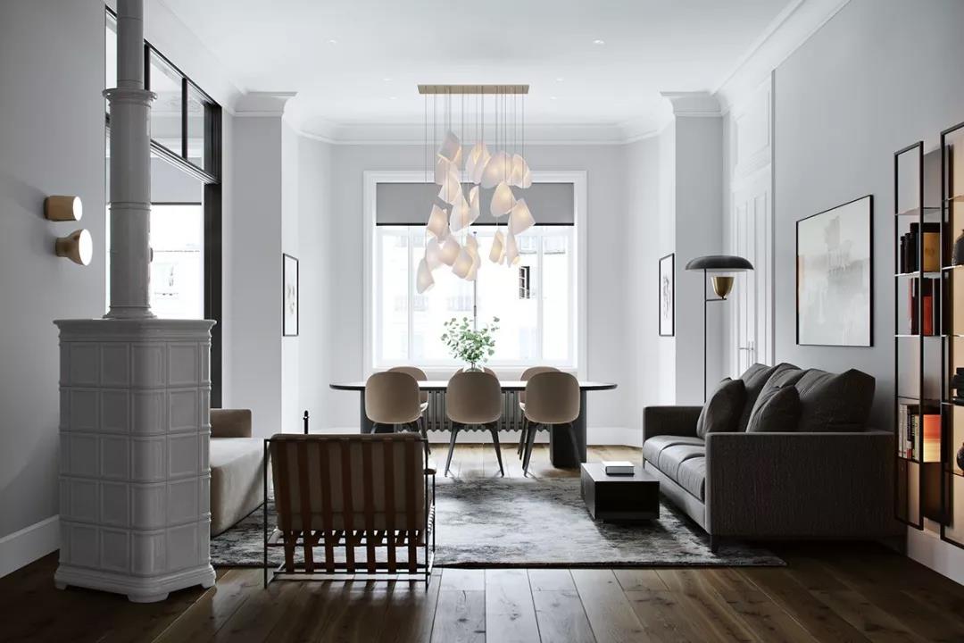 濟南夫妻巧用130㎡摳出書房+衣帽間+酒吧，太會玩了！