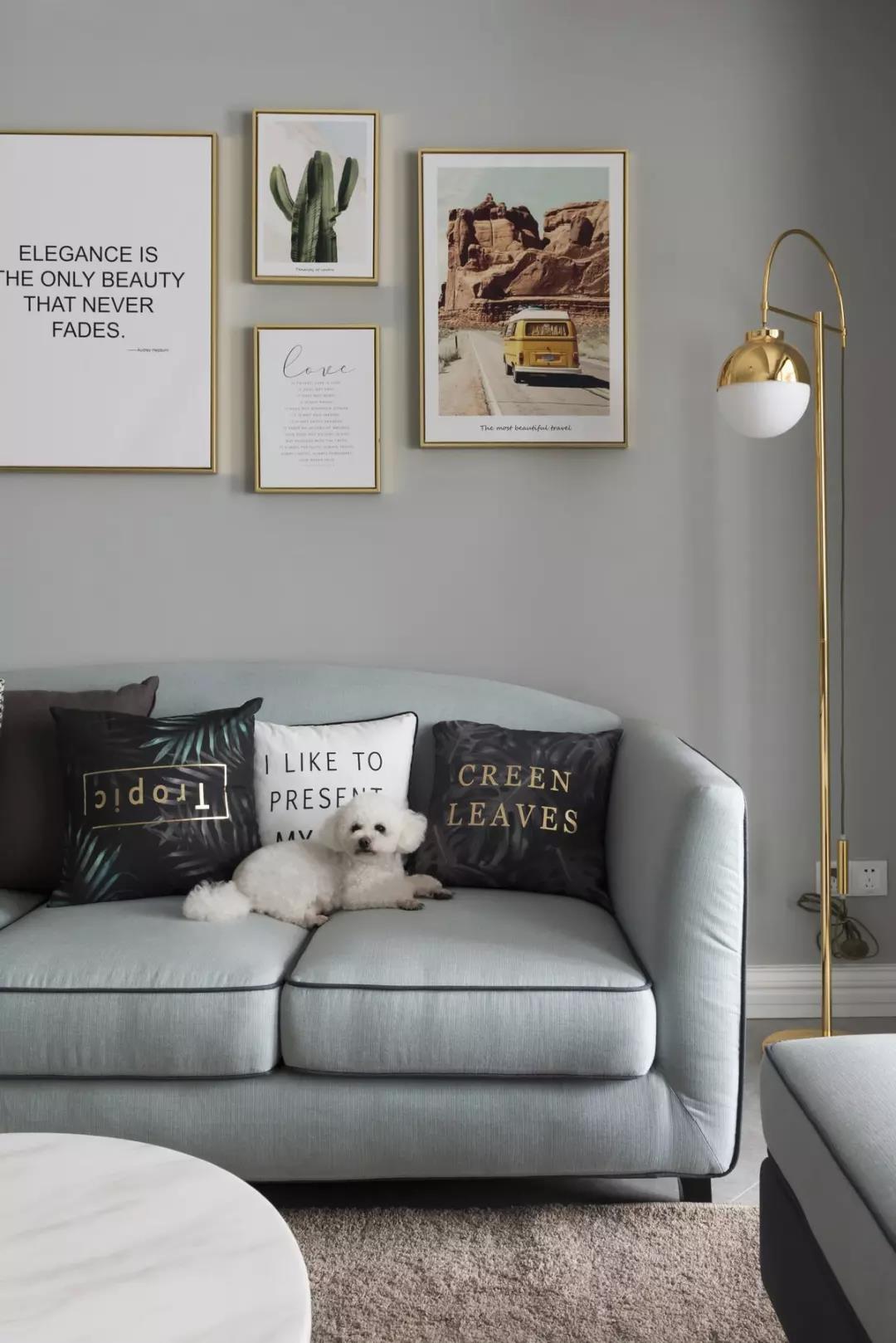 今日份新婚宅，88㎡輕奢氣質宅，有老公有萌寵