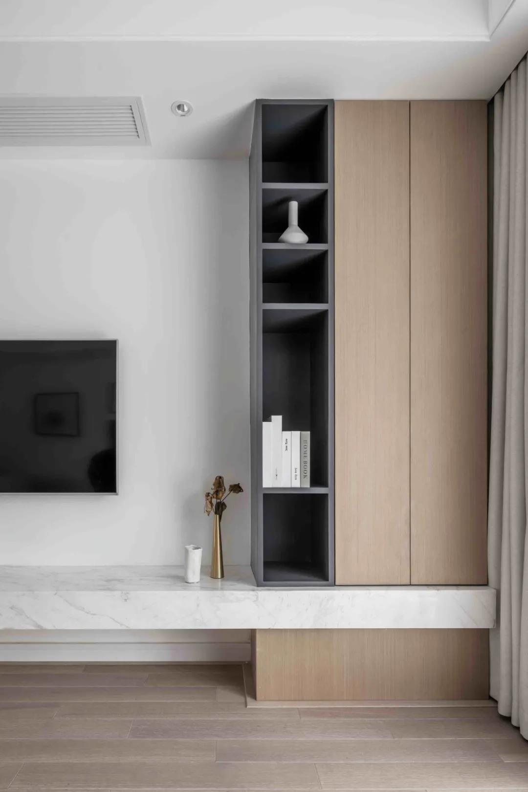 忍不住曬曬她家120㎡新房，全屋定制落地壁柜，超能裝！