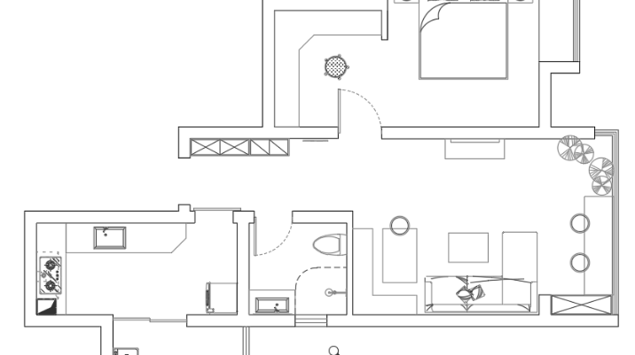 氣質(zhì)女神の喵嗚宅，66㎡精致搭配不輸家居雜志