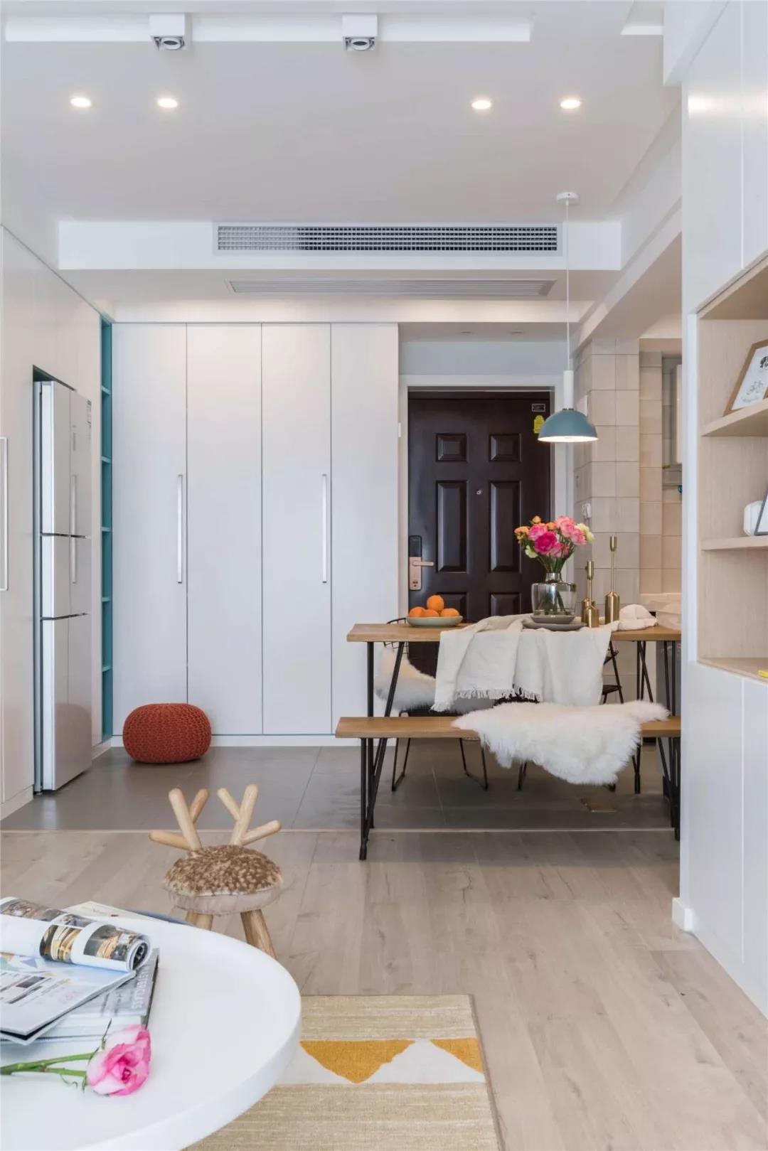 半展示半收納，她家89㎡實(shí)用耐看小兩居美得不像話