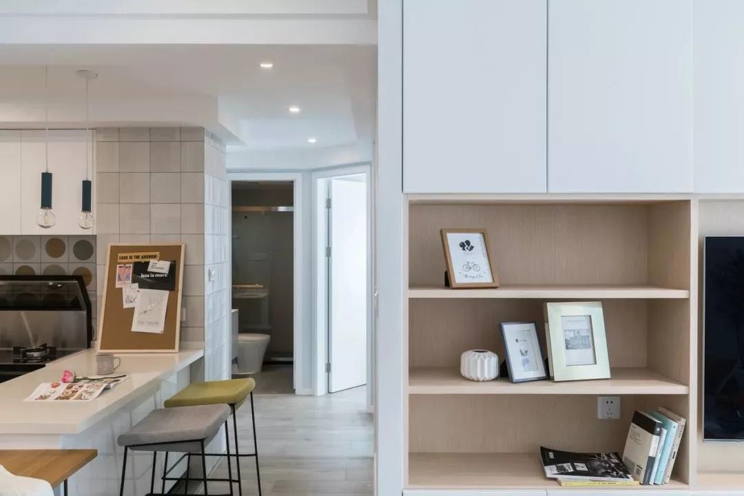 半展示半收納，她家89㎡實(shí)用耐看小兩居美得不像話