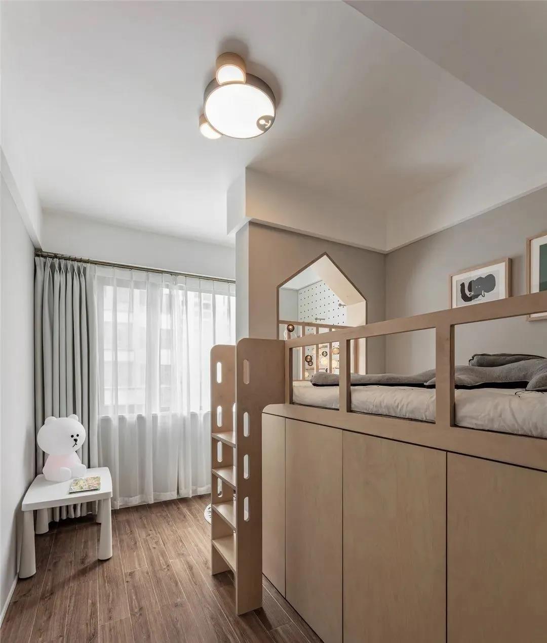 天津夫妻買下128㎡，落地窗+樓梯收納式兒童房，溫馨有格調(diào)！