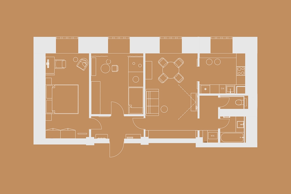 閨女嫁妝送套房，95㎡北歐溫馨宅，超治愈！