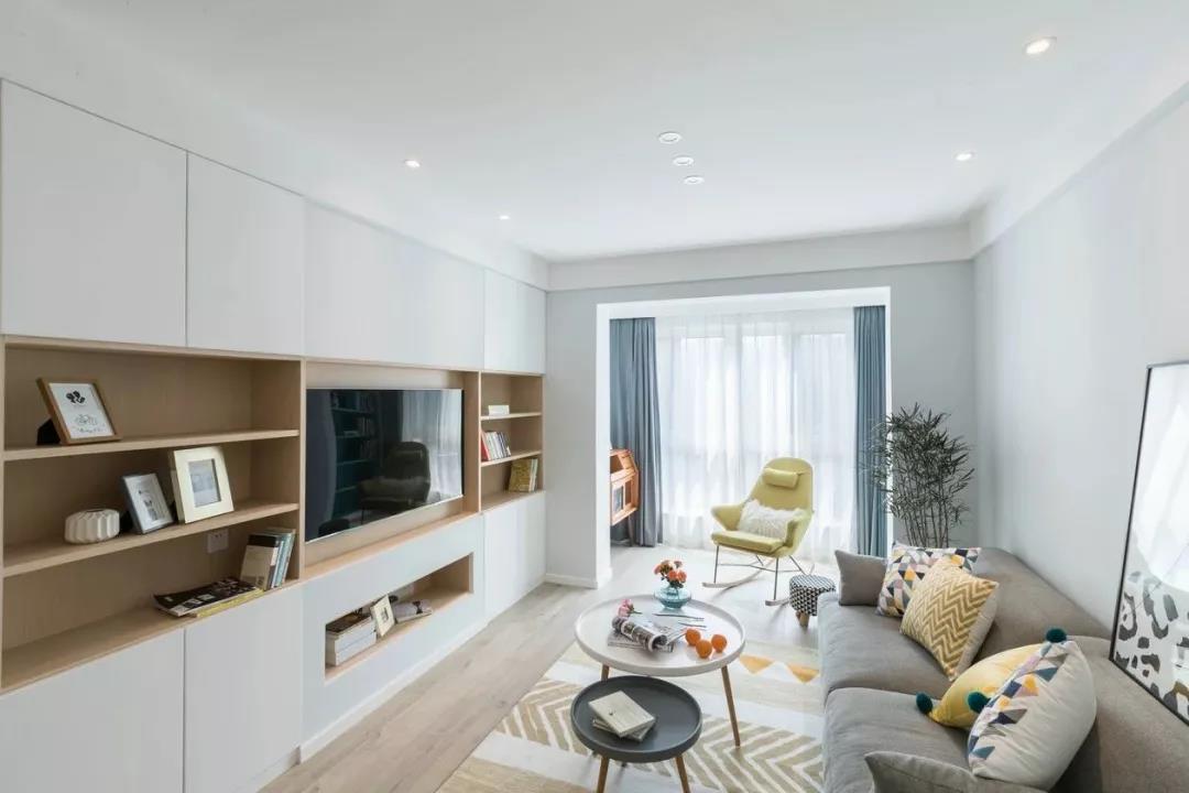 半展示半收納，她家89㎡實(shí)用耐看小兩居美得不像話