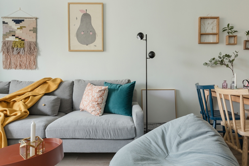 85㎡兩居室真圈粉，超治愈的清新北歐，你一定也會(huì)愛上它！