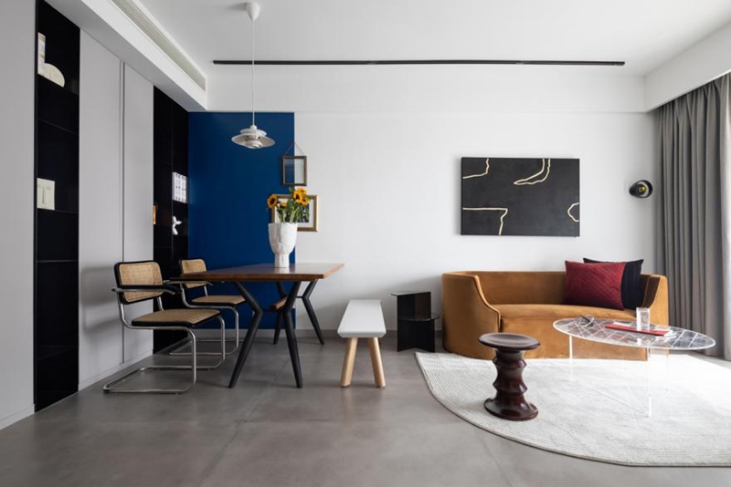 充滿“矛盾”的剛需89平北歐風，現代+復古、冷色+暖色，廚房設計更是妙！