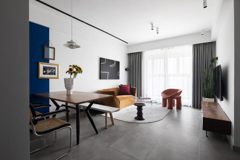 充滿“矛盾”的剛需89平北歐風，現代+復古、冷色+暖色，廚房設計更是妙！