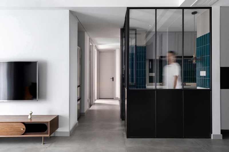 充滿“矛盾”的剛需89平北歐風，現代+復古、冷色+暖色，廚房設計更是妙！