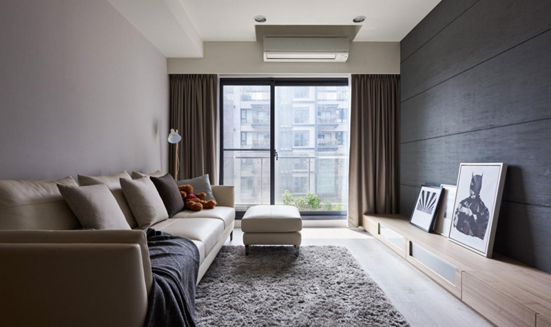 天空藍(lán)+牛奶白，絕美北歐風(fēng)打造85㎡超高性價(jià)比三居室，挑動(dòng)你的視覺神經(jīng)