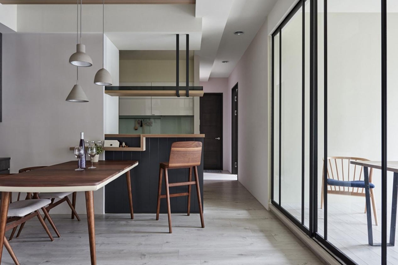 天空藍(lán)+牛奶白，絕美北歐風(fēng)打造85㎡超高性價(jià)比三居室，挑動(dòng)你的視覺神經(jīng)