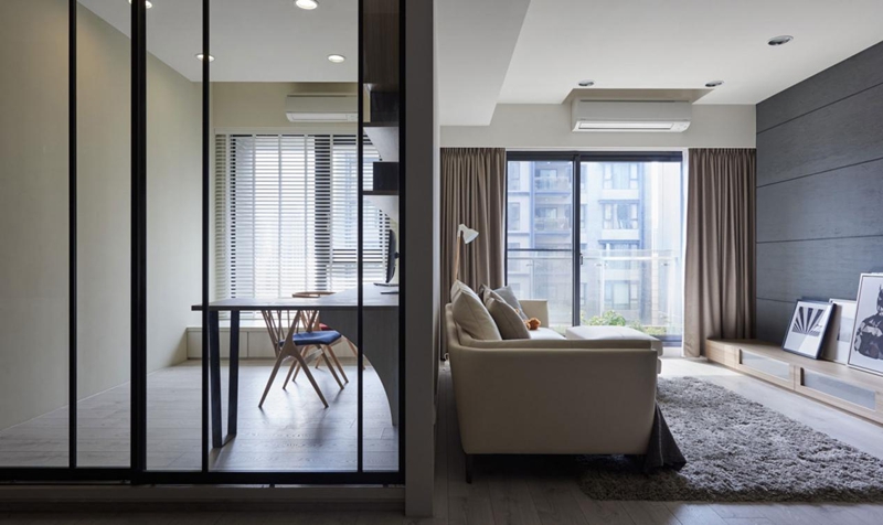 天空藍(lán)+牛奶白，絕美北歐風(fēng)打造85㎡超高性價(jià)比三居室，挑動(dòng)你的視覺神經(jīng)