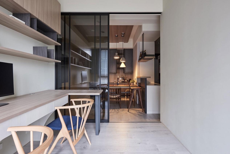 天空藍(lán)+牛奶白，絕美北歐風(fēng)打造85㎡超高性價(jià)比三居室，挑動(dòng)你的視覺神經(jīng)