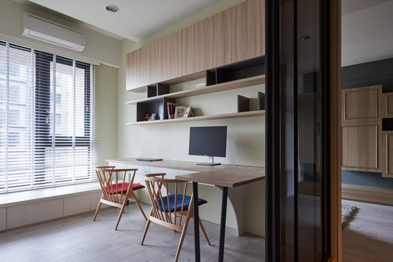 天空藍(lán)+牛奶白，絕美北歐風(fēng)打造85㎡超高性價(jià)比三居室，挑動(dòng)你的視覺神經(jīng)