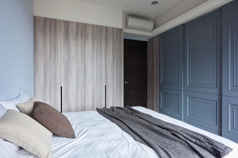 天空藍(lán)+牛奶白，絕美北歐風(fēng)打造85㎡超高性價(jià)比三居室，挑動(dòng)你的視覺神經(jīng)