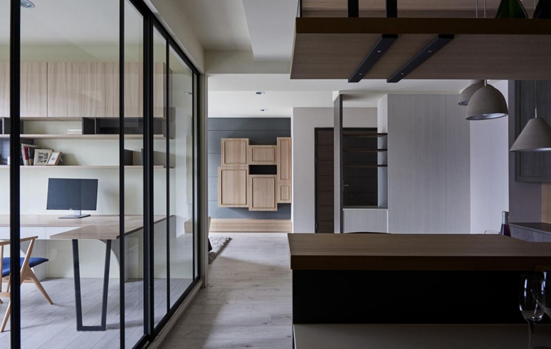 天空藍(lán)+牛奶白，絕美北歐風(fēng)打造85㎡超高性價(jià)比三居室，挑動(dòng)你的視覺神經(jīng)