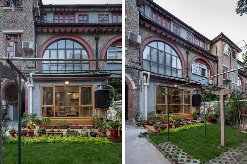 上海里弄45㎡老房改造設計，1.5倍面積擴充，清新小資親子宅！