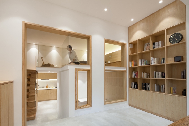 上海里弄45㎡老房改造設計，1.5倍面積擴充，清新小資親子宅！