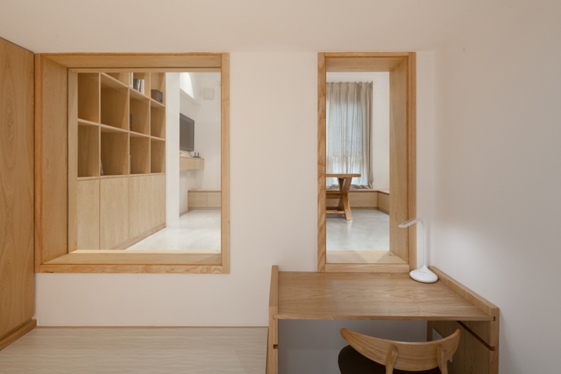 上海里弄45㎡老房改造設計，1.5倍面積擴充，清新小資親子宅！