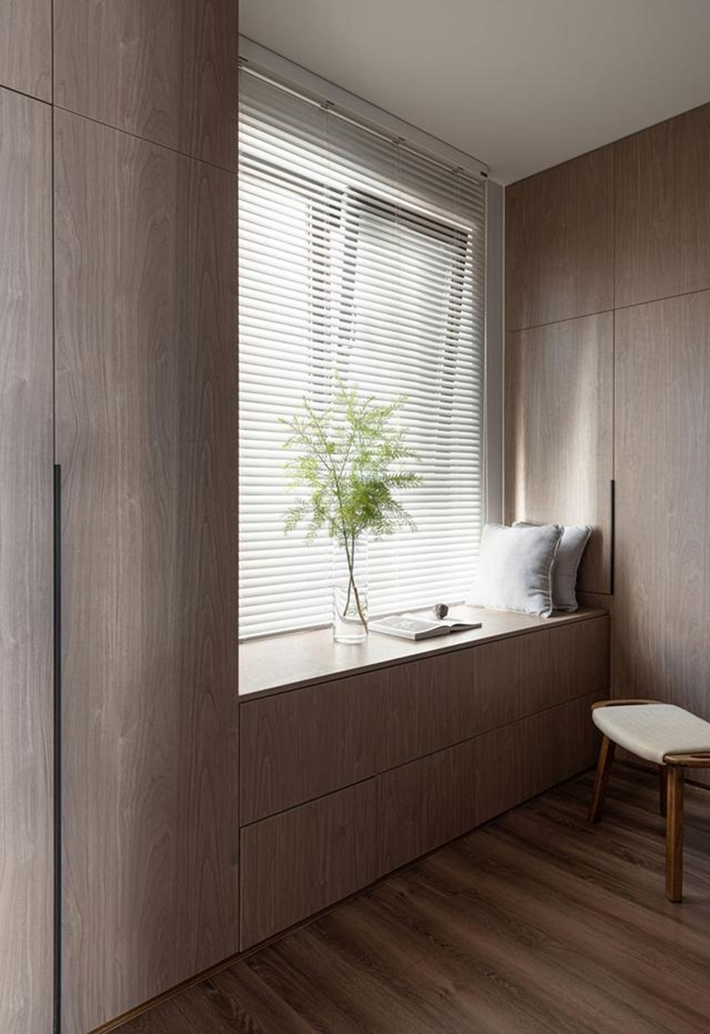單身宅男的“世外桃源”：130㎡日式原木風，淡雅節制，詩意棲居