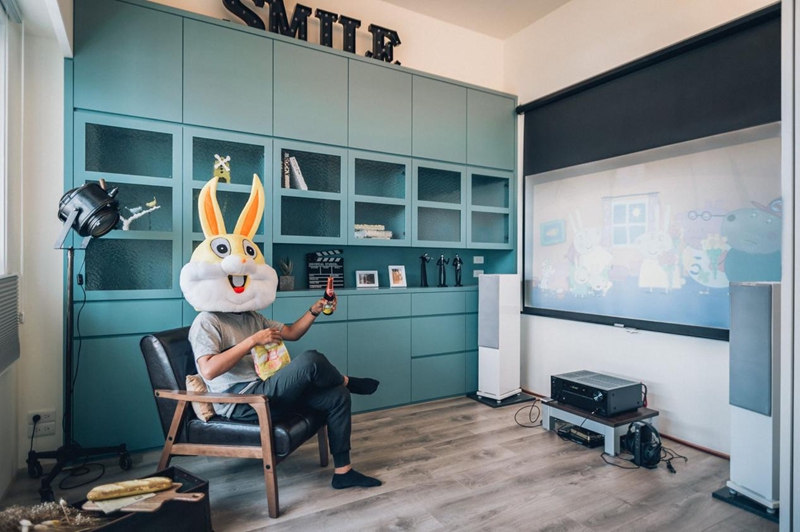 現代簡約搭配童趣的三口之家：100㎡進來學就對了！