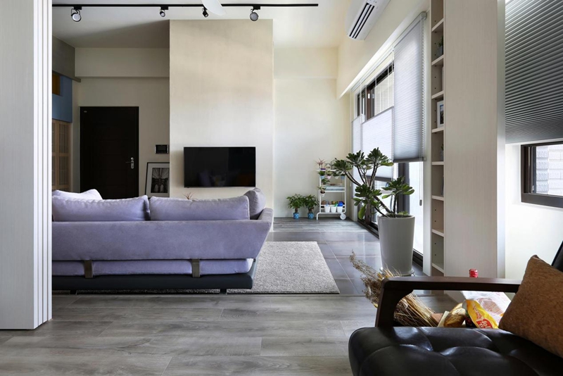 現代簡約搭配童趣的三口之家：100㎡進來學就對了！