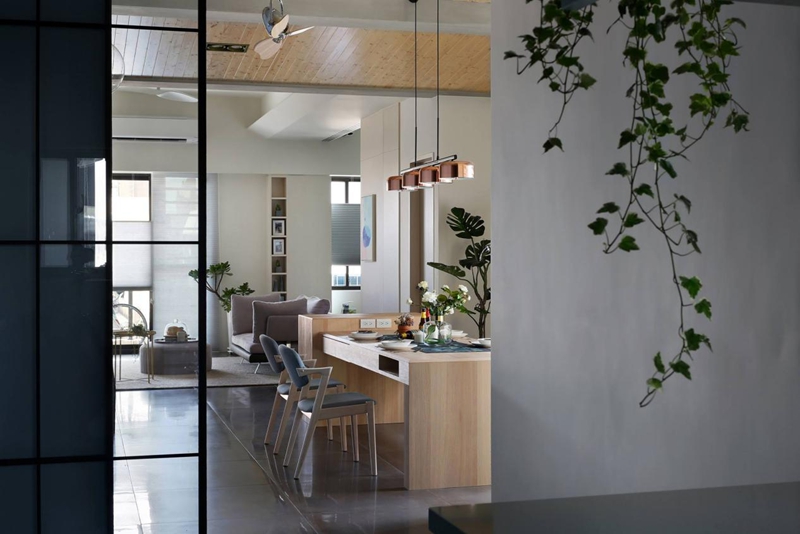 現代簡約搭配童趣的三口之家：100㎡進來學就對了！