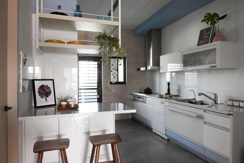 現代簡約搭配童趣的三口之家：100㎡進來學就對了！