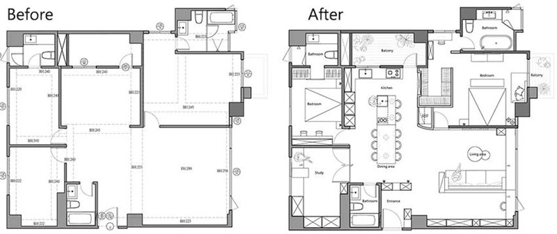 135㎡簡約現(xiàn)代風(fēng)三居室，兼具質(zhì)感、顏值與收納，這樣的設(shè)計真的愛了！