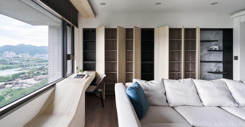 135㎡簡約現(xiàn)代風(fēng)三居室，兼具質(zhì)感、顏值與收納，這樣的設(shè)計真的愛了！