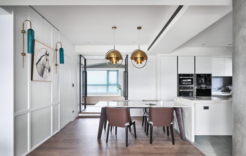 135㎡簡約現(xiàn)代風(fēng)三居室，兼具質(zhì)感、顏值與收納，這樣的設(shè)計真的愛了！