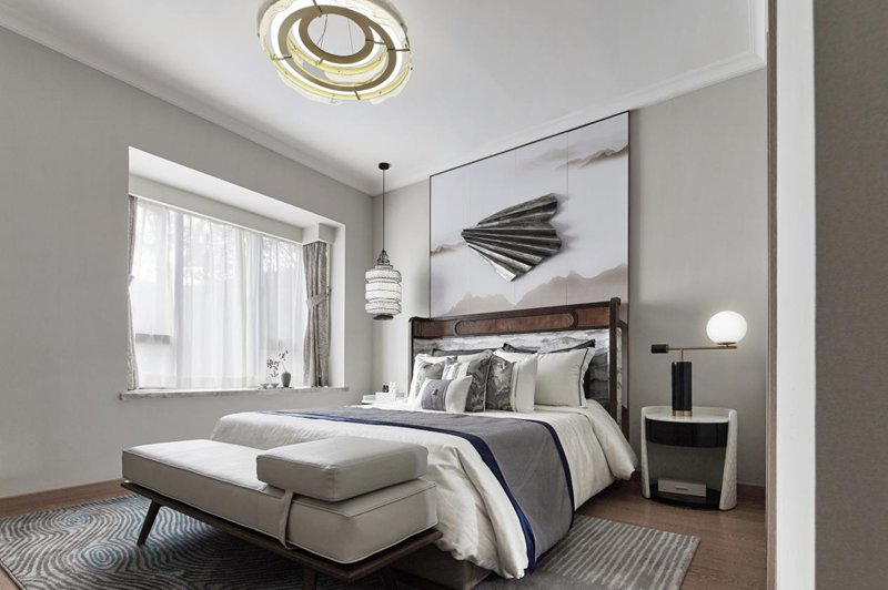 140㎡高級灰遇上新中式，帶你領略心中的寧靜致遠