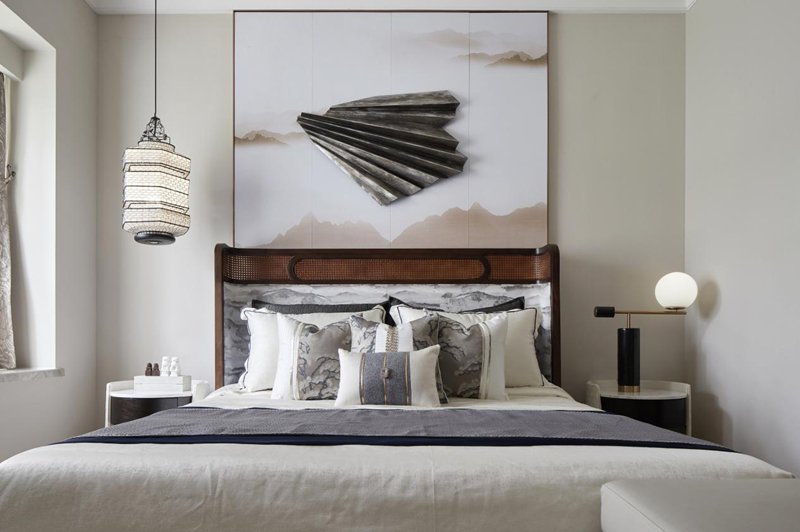 140㎡高級灰遇上新中式，帶你領略心中的寧靜致遠