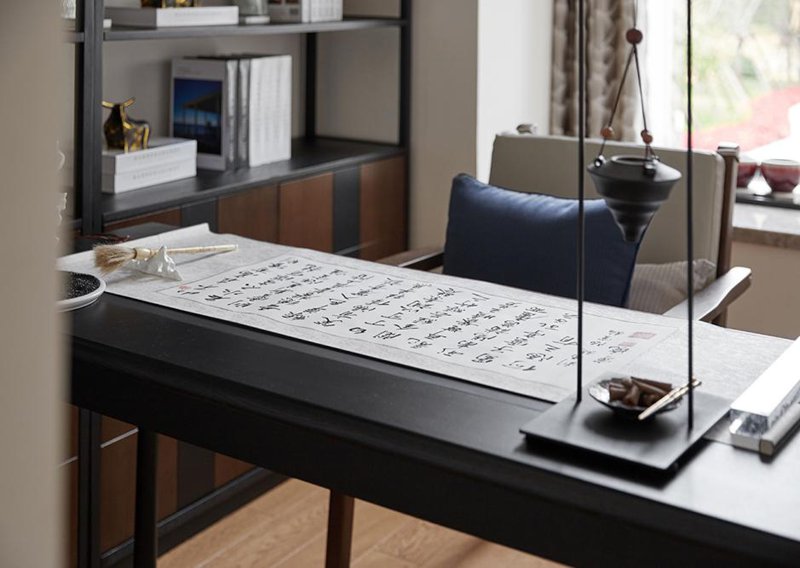 140㎡高級灰遇上新中式，帶你領略心中的寧靜致遠