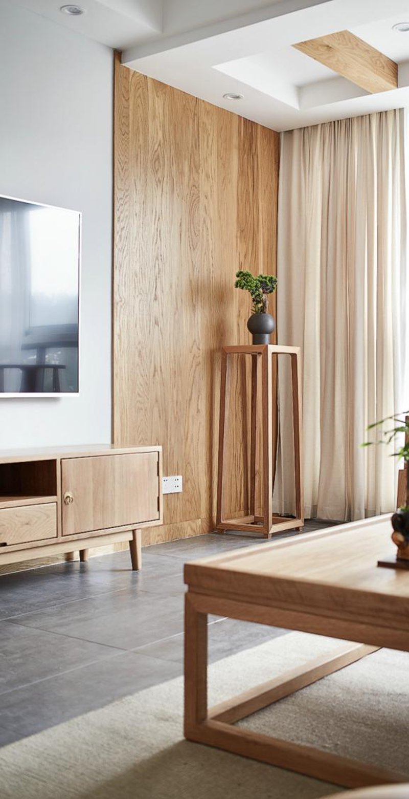 新中式130m2三居室，清雅神韻，寫意東方