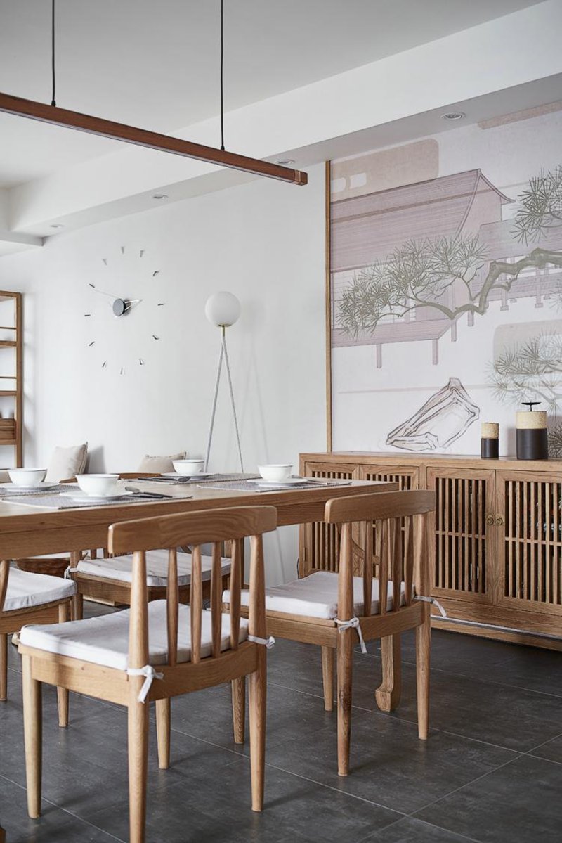 新中式130m2三居室，清雅神韻，寫意東方