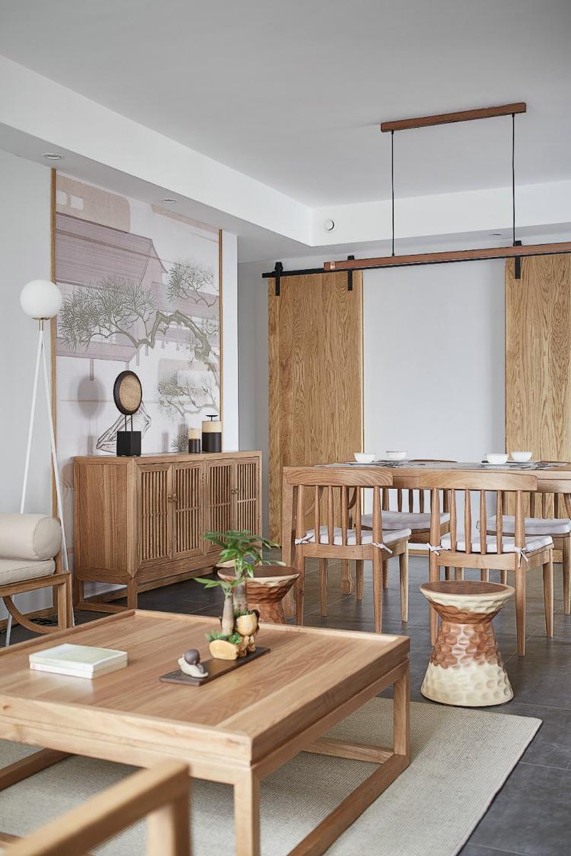 新中式130m2三居室，清雅神韻，寫意東方