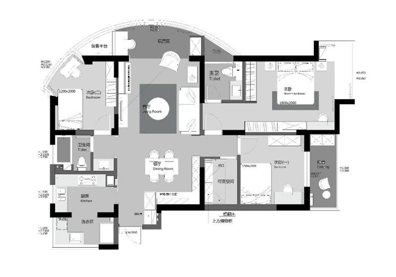 美女鋼琴教師親手打造120㎡輕奢風(fēng)，功能兼?zhèn)?，好看到哭? width=
