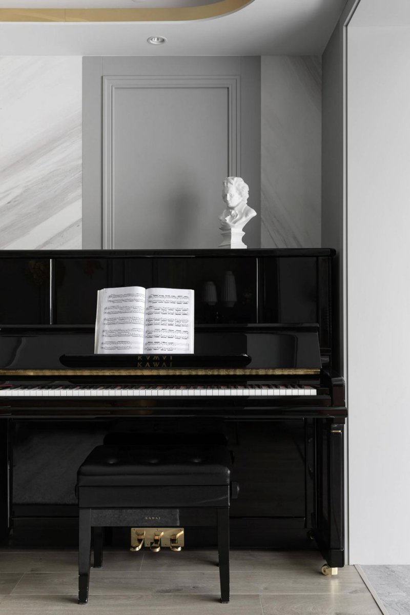 美女鋼琴教師親手打造120㎡輕奢風(fēng)，功能兼?zhèn)洌每吹娇蓿? width=