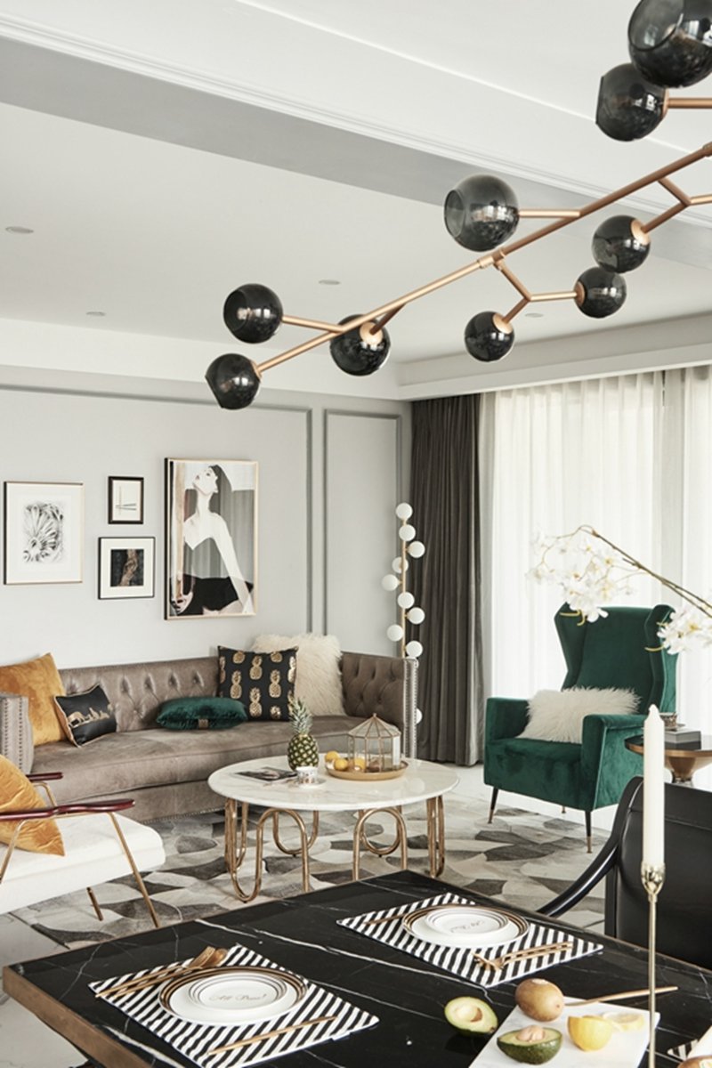 典雅精致的輕奢美式，帶你走進夢想中的家。