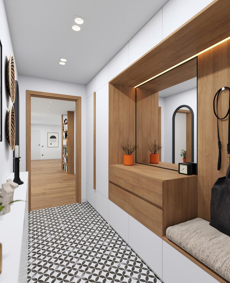 105㎡簡(jiǎn)約北歐2居室，進(jìn)門就被玄關(guān)吸引，忍不住想要曬曬！